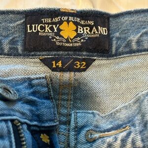 Vintage Lucky Brand Embroidered Jean Shorts